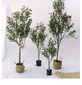 Simulation Fall to the Ground Pot Green Plant Bonsai Large Artificial Plants Decorative for Home Indoor