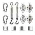 8 Inch Stainless Steel Hardware Kit for Rectangle Sun Shade Sail
