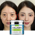 Private Label Vegan Organic Skin Wrinkle Lightening Whitening Collagen Elastin Face Cream for Face Black Skin