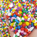 Colorful Eco-Friendly Plastic Cobblestone & Pebbles Netted Accessories