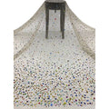 Irregular Shape Luxury Rhinestones Tulle Fabric Rhinestone Fabric by the Yard