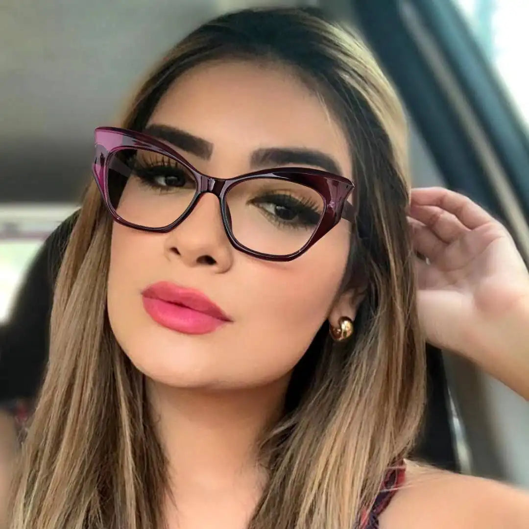 New Fashion Custom Cat Eye Optical Frames Retro Women 2022 Newest Trendy Wholesale Men Eyeglasses Frames Optical Glasses 2022