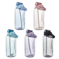 Cheap Price 2L Large Capacity Sports Water Bottles Plastic Motivational Gym Water Bottle