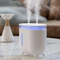 New Arrivals 3600mAh Wireless Dual Nozzle Air Humidifier 2L Large Capacity Portable Rechargeable Ultrasonic USB Mini Humidifiers