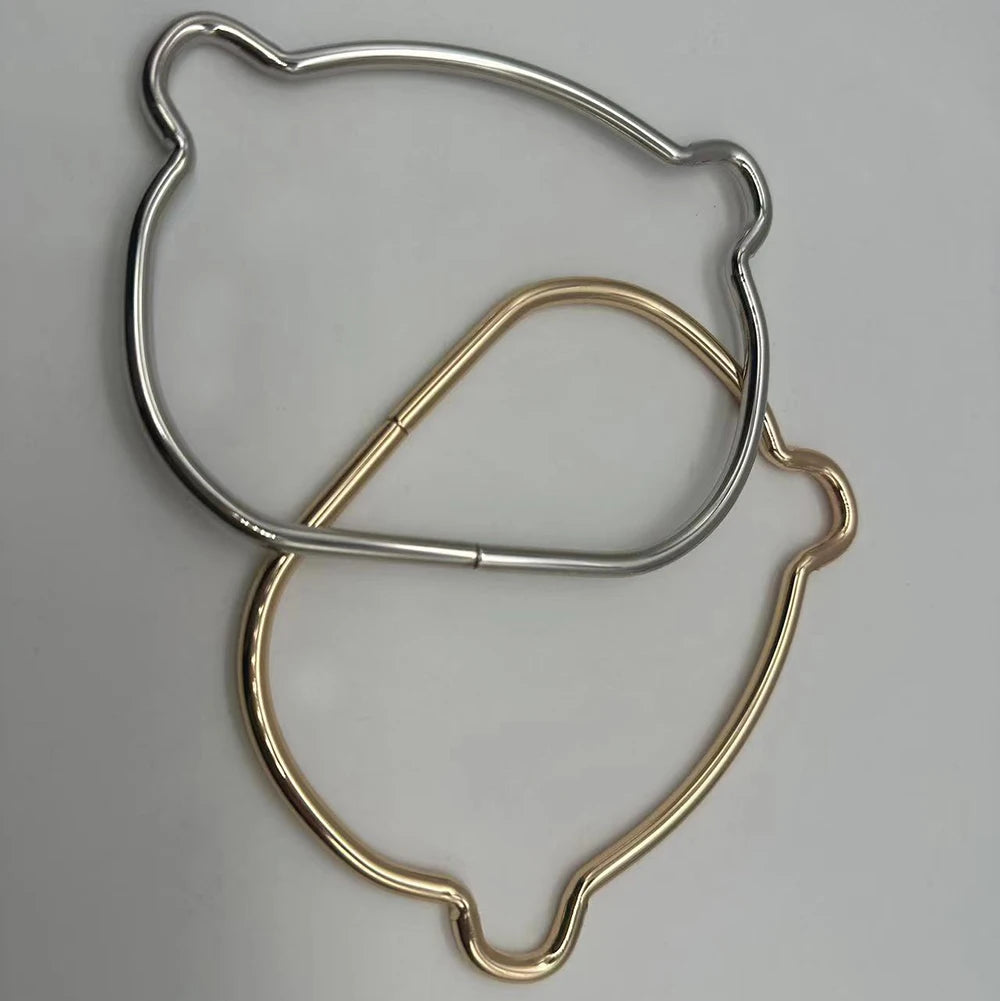Hyuna Accessories Metal Lock Handbag Hardware Cat Ear Bear Head Design Durable Strong Custom Color