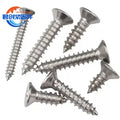 Cross Slotted Machine Screws Galvanized (Blue White Colorful Black) CSK Head Cross Taping Screw Fasteners Manufacturer