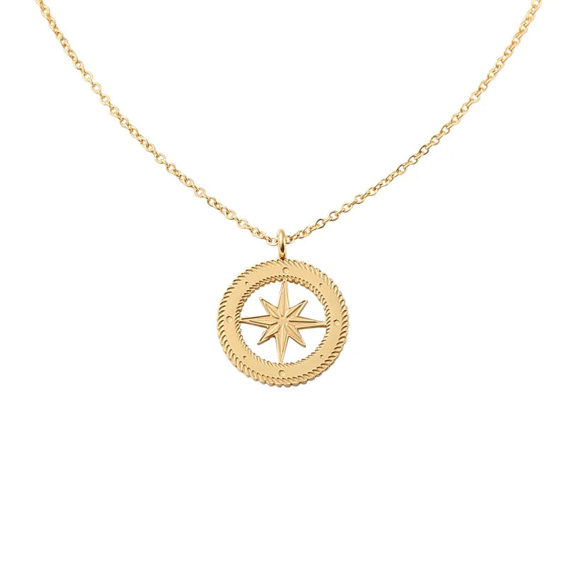 Sun Pendant Statement Silver Hexagram Star Necklace