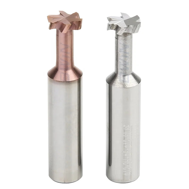 HRC55 Aluminum TiSiN Coated T-type T-Slot End Mill Cutter Carbide T Slot Milling Cutter