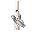 Wholesale Custom Logo Pongee Fabric 3-Folding Fully-Automatic Waterproof Windproof Umbrella 105cm Diameter for Umbrella