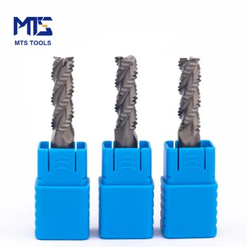 Solid Carbide 55 HRC Carbide 3 Flute End Mill Hot Sales MTS Tungsten Tool Steel Cutting Tool Metal Processing 3 Years MTS TOOLS