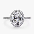 Ailmay New Style Fashion Generous 925 Sterling Silver Sparkling AAAAA CZ Finger Ring for Women Luxury Romantic Wedding Jewelry