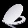 Round Design WC Lid Soft Close Hinge Lavatory Cover pp Material Toilet Seats Cover