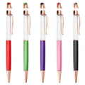 Metal Ballpoint Pen Creative DIY Crystal Empty Pen Can Customize Logo