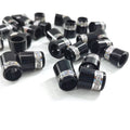 Custom Cheap Plastic Black Golf Club Ferrules 0.335 0.355 0.370 with Custom Logo