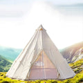 Woqi Cotton Canvas Oxford Yurt Bell Luxury Glamping Teepee Canopy Triangular Tent Family Tents Camping Outdoor MegaBDM