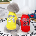 Pet Accessories Basketball Uniforms Sportswear Spring Summer Clothes Pet Dog Shirt Clothes Pet Dog Vest