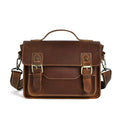 AndoBag Shoulder Crossbody Bags for Men Retro Casual Crazy Horse Leather Genuine Cowhide Messenger Bag 1361