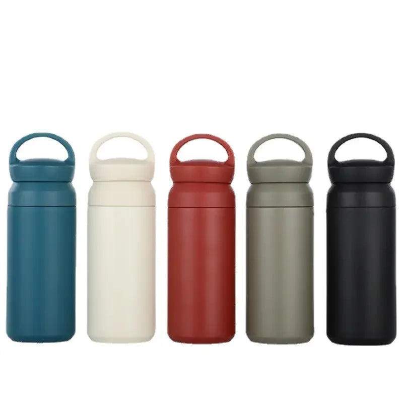 Portable Insulated Sport Stainless Steel Japanese Style Thermos Oem Kinto Tumbler Coffee Travel Drink Water Bottle With Handle
