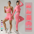 Seamless 5Pcs Sports Apparel Custom Private Label Gym Clothing Yoga Suit Sportswear Women Gym Wear