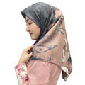 Summer Muslim Women's Stylish Hijab Scarf Breathable Cotton Voile Square Design Customizable Printed Shawl for Outdoor