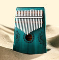 JELO Wholesale 17 Key Thumb Piano Kalimba Mohogany/Acacia Colorful Middle Hole Musical Instrument Drum