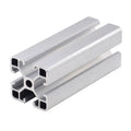 4040 T-Slot Industrial 8-Slot 6063 Aluminum Alloy Oxidation Anodize Silver Profile Extrusion