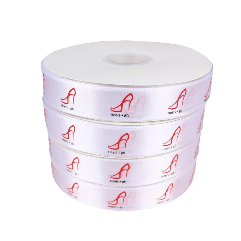Gift Box  Personalized Grosgrain Ribbon Printed logo Decoration Ribbon Printing Packaging Auxiliary Materials Gift Webbing