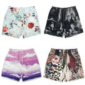 Wholesale Streetwear Men Sublimation Dtg Printing Mesh Shorts Plus Size Polyester 5 Inch Inseam Men's Basketball Shorts for Men