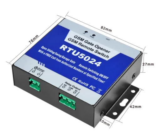 RTU5024 GSM 4G Access Controller Alarm Systems Security for Automatic Door Opener Free Call
