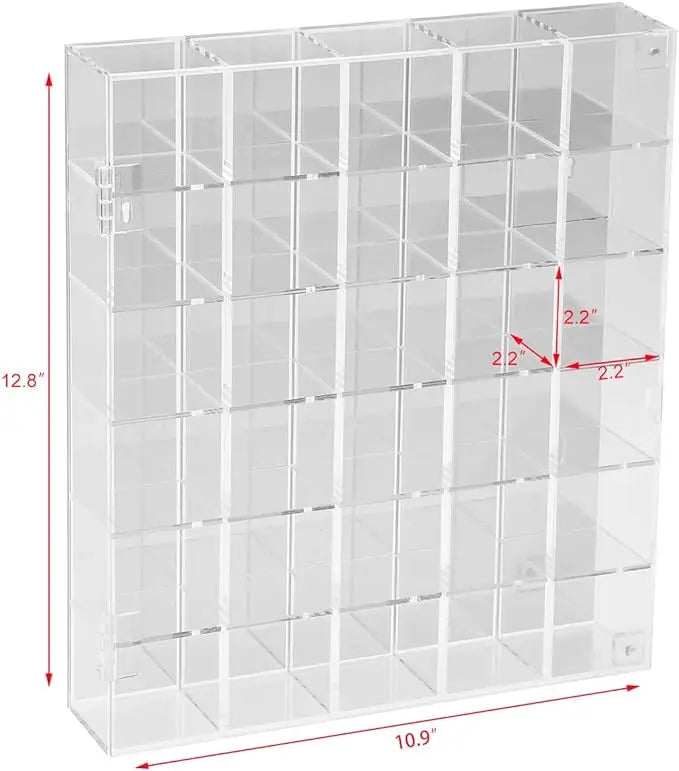 Adjustable Clear Acrylic Collection Box for Home Use Eco-Friendly Rock Display Case for Rock Arrowhead Stones Mineral Crystal