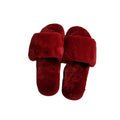 Autumn and Winter Home Indoor Warm Couple Soft Bottom Non-slip One Strap Slippers for Women and Men