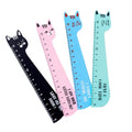 Kawaii Cat Colorful for  Girls Gift School Office Cheap 3d Sublimation Ruler