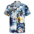 Camisas Masculinas Personalized Custom Design Logo Hawaiian Shirt Short Sleeve Shirt Perfect Shirts with Prints Summer for Men