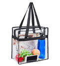 Transparent PVC Tote Bag  Beach Sports Waterproof Bag Concert Sports Venue Security  Handbag