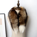 Fashion Fur Collar Neck Warmer Real Fox Fur Collar Scarf for Jacket Detachable Fox Fur Scarf for Women Winter Outwear