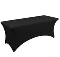 Amz Hot Sale Custom Rectangular Table Cloth Rectangle 4ft 6 Ft 8ft Stretch Spandex Banquet Table Covers for Business Events