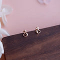 Mini Cute Kitten Small Simple Earrings 925 Sterling Silver Cute Fresh Student Earrings No-pick 2022 New