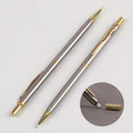 2026 With Eraser logo Engraved All Steel Pencil Mechanical Pencil 0.50mm School Best Click Automatic Metal Mechanical Pencil