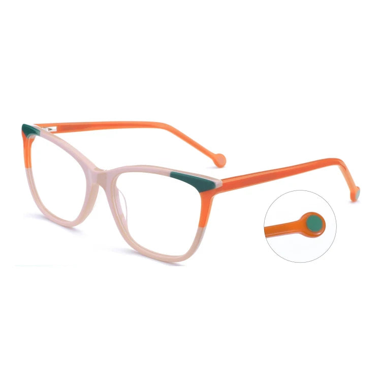 2025 Oversized Laminate Acetate Fashion Optical Frames Eyeglasses  Customize Eyewear