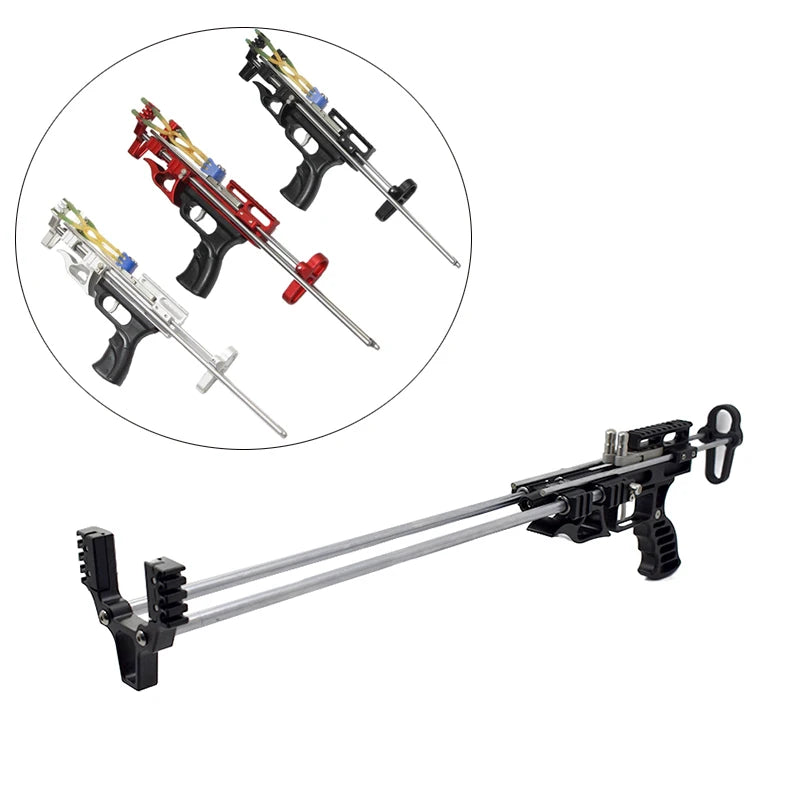 Upgraded Hunting Slingshot Powerful Mini Slingshot Multifunctional Outdoor Steel Ball Shooting Fishing Other Shooting Products