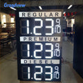 Factory Supply Gas Station Led Digital Gas Price Display Led Gas Pump Topper Electronic Price Signs