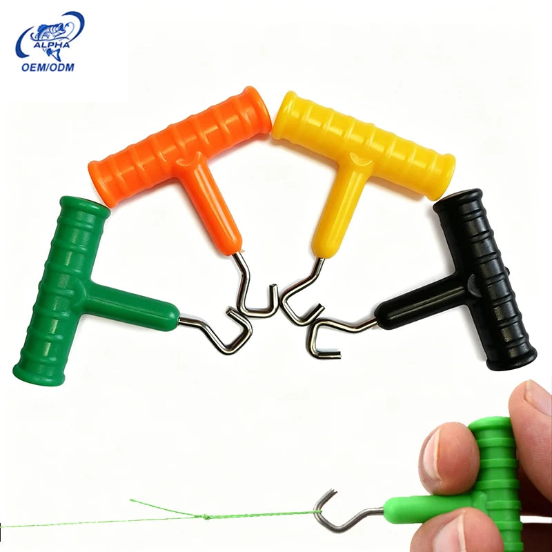 ALPHA Carp Fishing Rig Making Tool High Strength Knot Puller & Line Tensioner Multi-Functional Terminal Tackle Accessory
