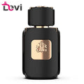 Devi New Design 100ml Luxury Square Black Perfume Refill Spray Bottle with Screen Printing Custom Logo