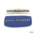 Luxury Handbag Hardware Supplies Small Metal Letter logo Separated Alphabet Custom Metal logo Label