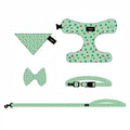 Custom Logo Soft Mesh Dog Harness Vest with Breakaway Feature OEM Pattern Print on Polyester No Pull Pet Accessory