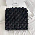 Wholesale Knit Throw Pillow Delicacy Small Square Chair Cushion Sofa Backrest Plush Pillow Bay Window Cushion