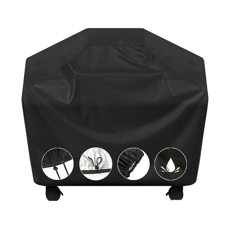 Factory Direct Fabric Gas Barbecue Grill Cover Waterproof Dustproof Snowproof BBQ Cover