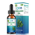 Private Label Oil of Oregano Liquid Drops with Vitamin E Immune Support and Digestion Health Oral Supplement