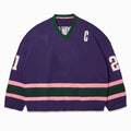 Custom Design Embroidery Logo Autumn Knitted Pullover Jumper Top 100% Cotton Long Sleeve Jacquard Sweater Jerseys