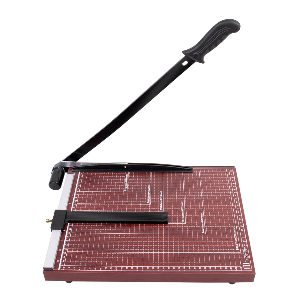 ZEQUAN Professional Design High Quality Guillotine Paper Cutter B3 Paper Trimmer with Wooden Base